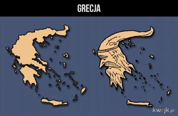 Kraje Europy według kreatywnych ludzi zilustrowane przez Zackabiera