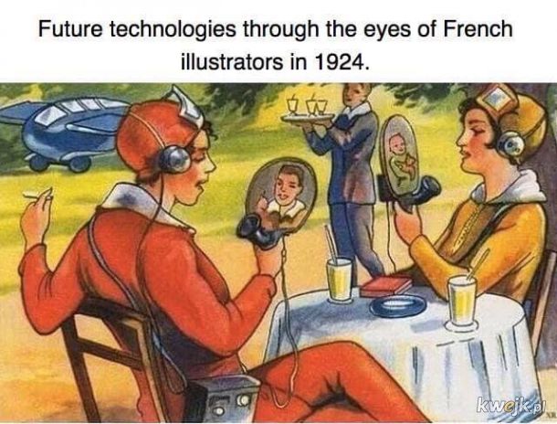 Wizja przyszłości wg ilustratora z 1924