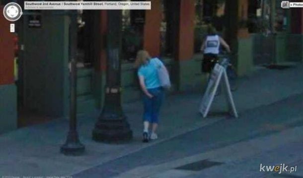 Dziwne sytuacje uchwycone w Google StreetView