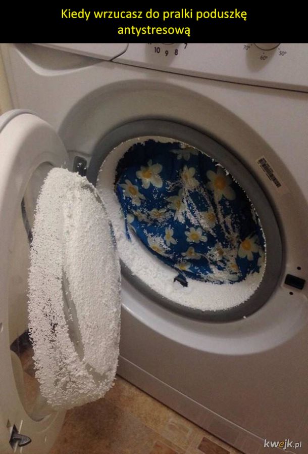 Kiedy pranie nie idzie zgodnie z planem