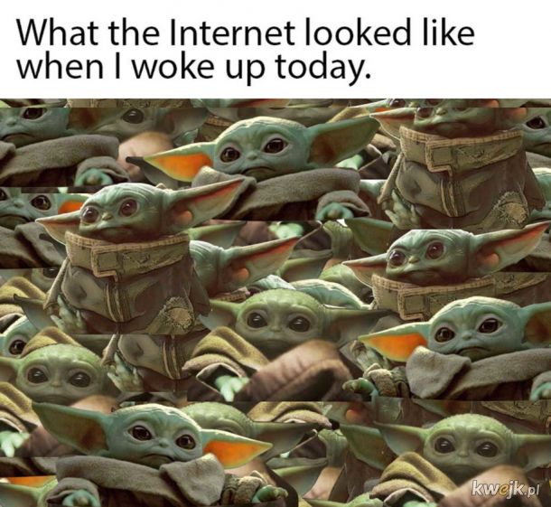 Memy z małym Yodą