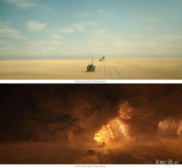Sceny ze znanych filmów - przed i po nałożeniu efektów, obrazek 2