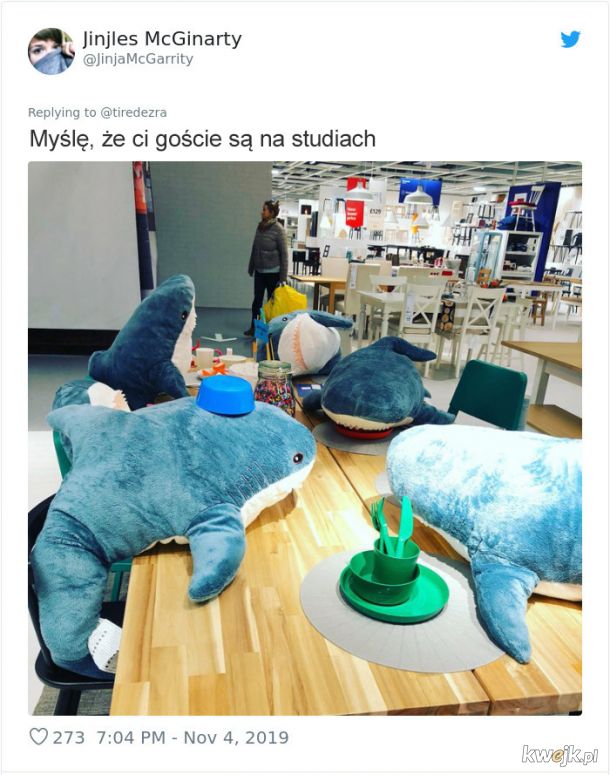 Ktoś chowa pluszowe rekiny po całej Ikei, a ludzie próbują je znaleźć, obrazek 9