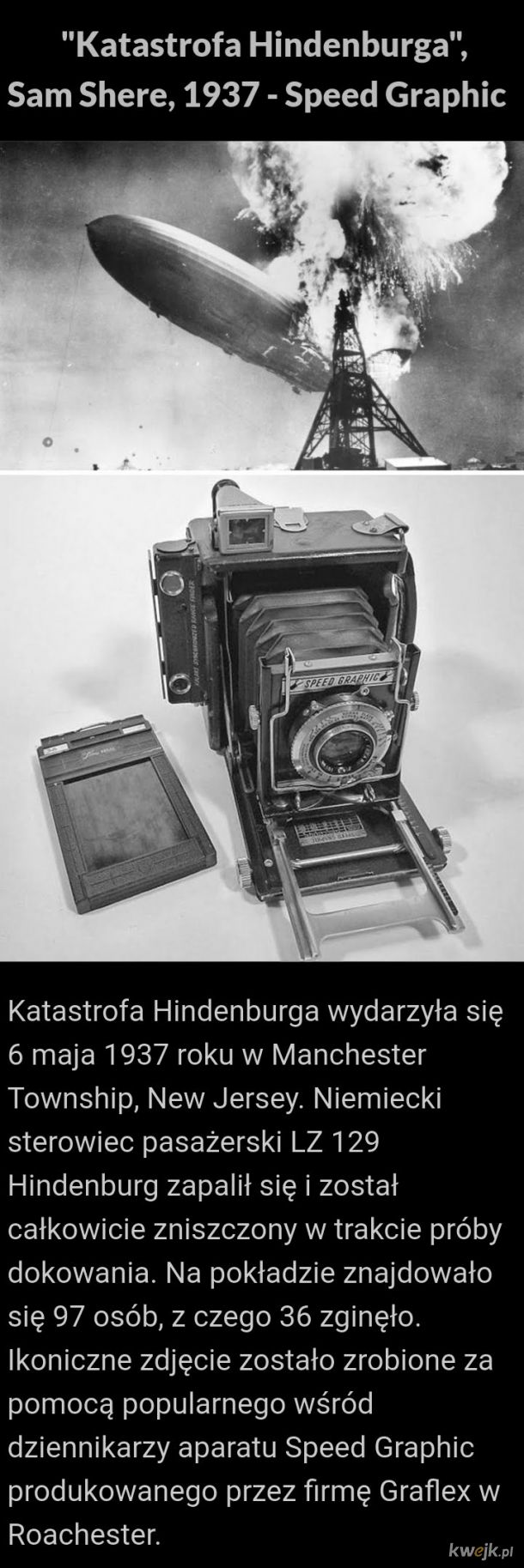 Historyczne zdjęcia i aparaty którymi je wykonano