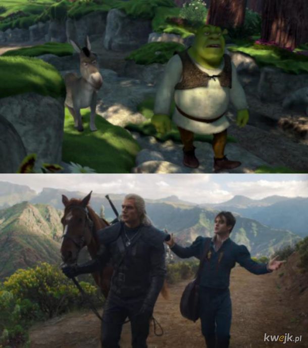 Shrek vs Wiedźmin