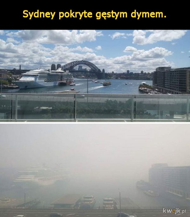 Zdjęcia pokazujące, jak wyglądała Australia przed pożarami i jak wygląda po