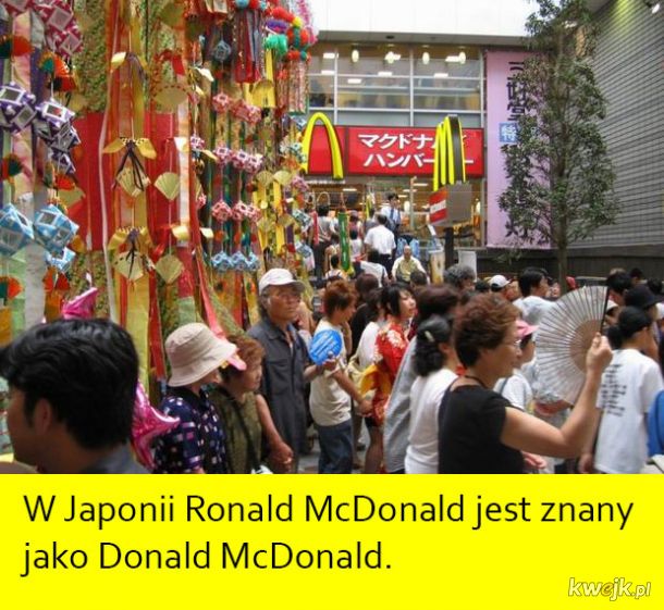 Garść faktów o restauracjach McDonald's