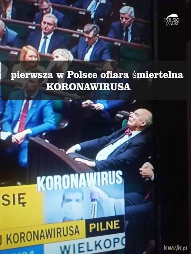 Koronawirus już w Polsce - najlepsze memy i reakcje internautów