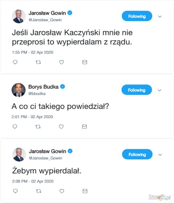 Jarosław Gowin się buntuje.