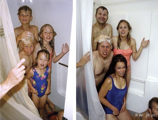 Rodzinne zdjęcia odtwarzane po latach