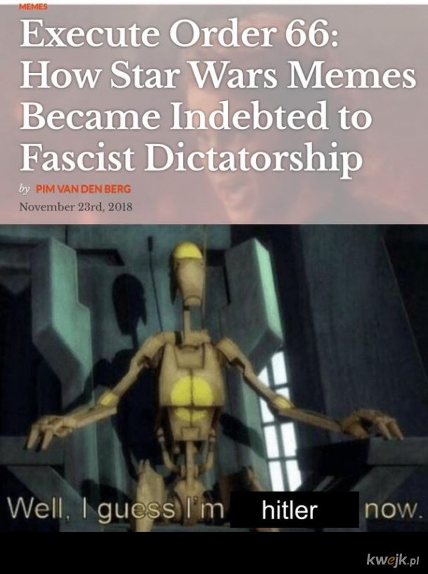 You know, I am something of fascist myself