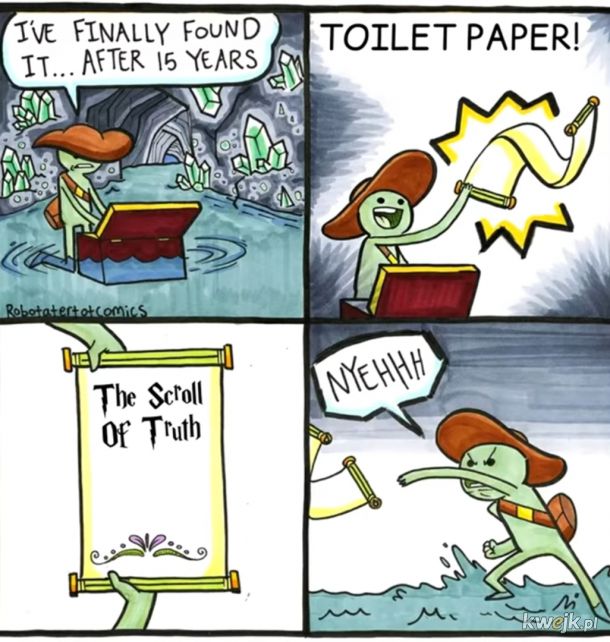 Tylko papier toaletowy się liczy!