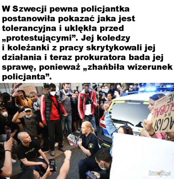 Policjantka w Szwecji