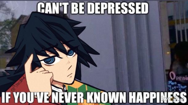 Teoria- Giyuu nie ma depresji.
