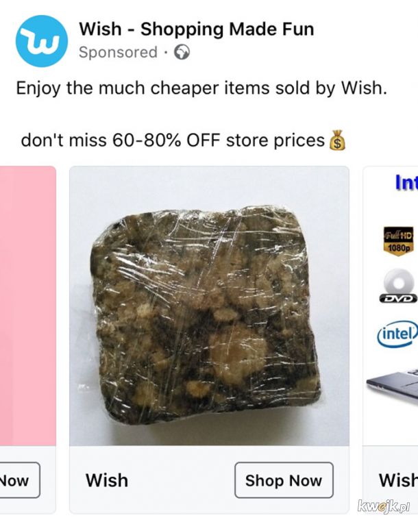 Reklamy Wish-a, które rozkładają na łopatki