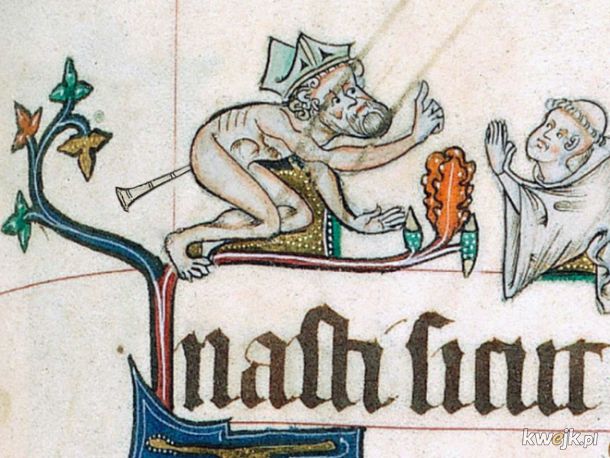 Średniowieczni iluminatorzy naprawdę mieli dziwny fetysz trąbek w pupie, obrazek 16