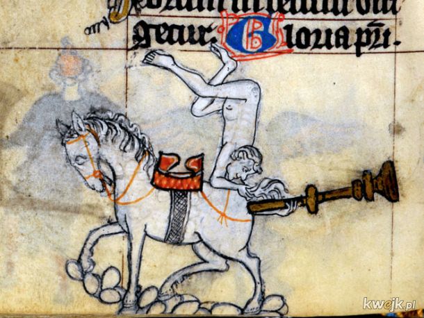 Średniowieczni iluminatorzy naprawdę mieli dziwny fetysz trąbek w pupie, obrazek 5