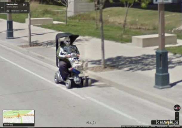 Dziwne zdjęcia z Google Street View