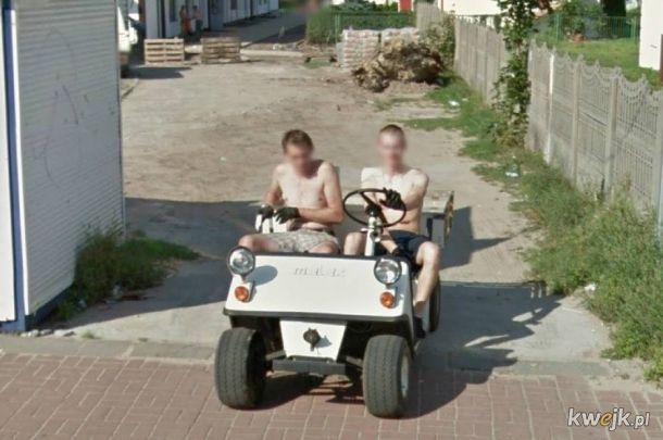 Dziwne zdjęcia z Google Street View