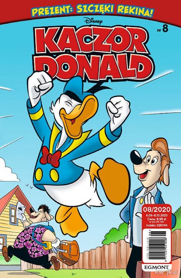 Kaczor Donald 2020-08 już w sprzedaży !
