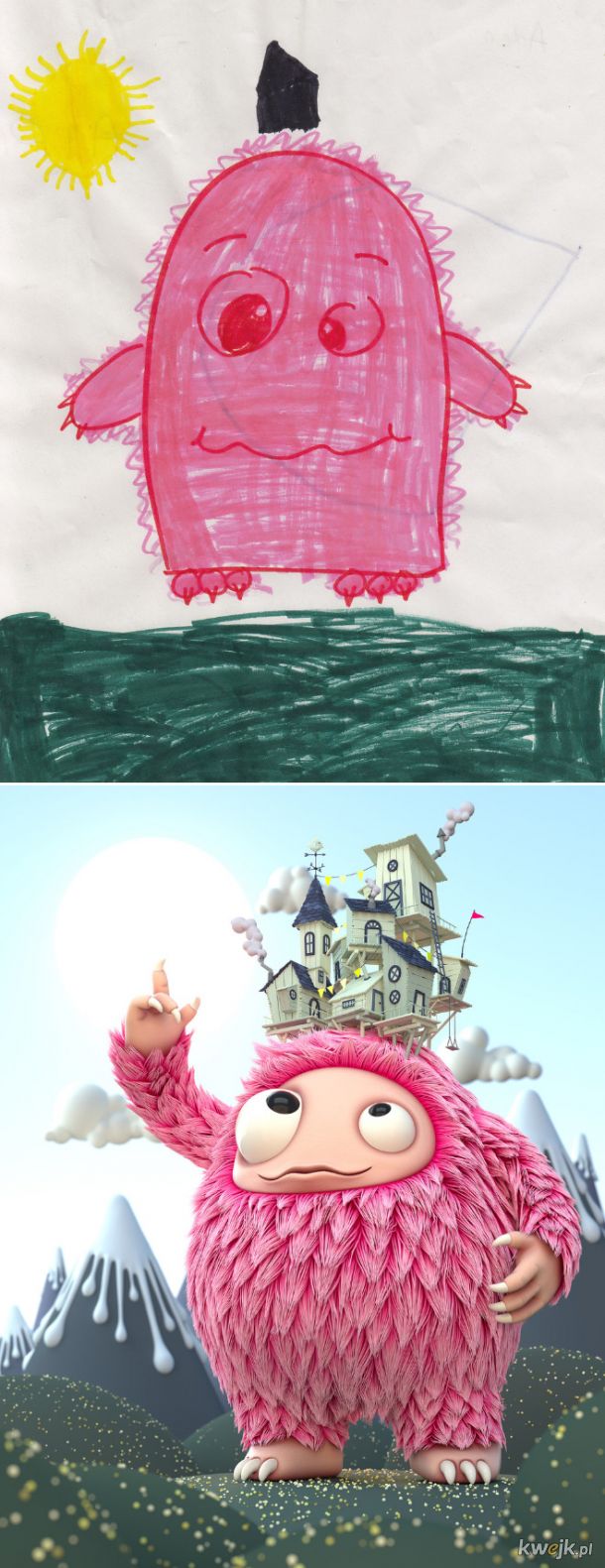 The Monster Project - artyści odtwarzają dziecięce rysunki potworów, obrazek 4