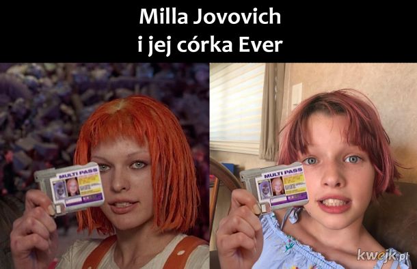 Córka Milli Jovovich