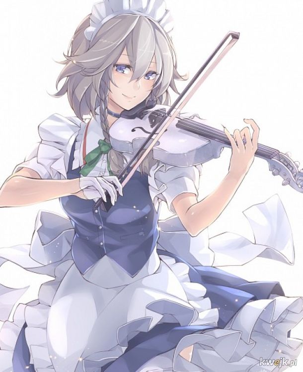 Pokojówka grająca na skrzypcach dla Puzzle
