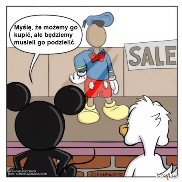 Jak kaczor Donald i myszka Mickey zdobyli swoje ubrania0