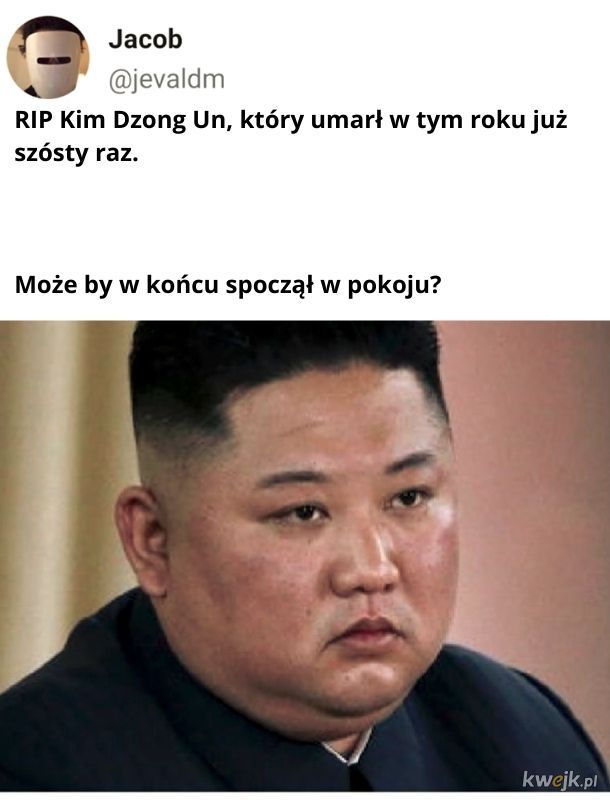 RIP Kim Dzong Un... znowu