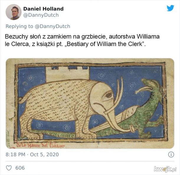 Oto jak średniowieczni artyści wyobrażali sobie zwierzęta, których nigdy w życiu nie widzieli