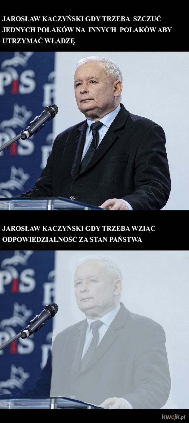Jarosław Kaczyński gdy