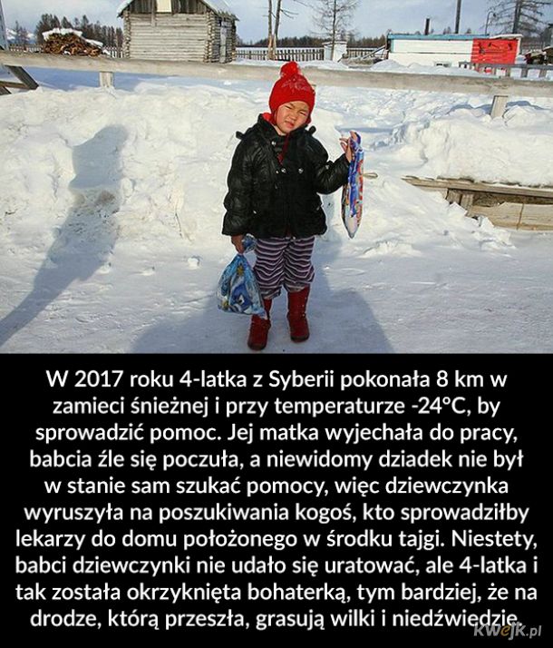 4-letnia heroska z Syberii