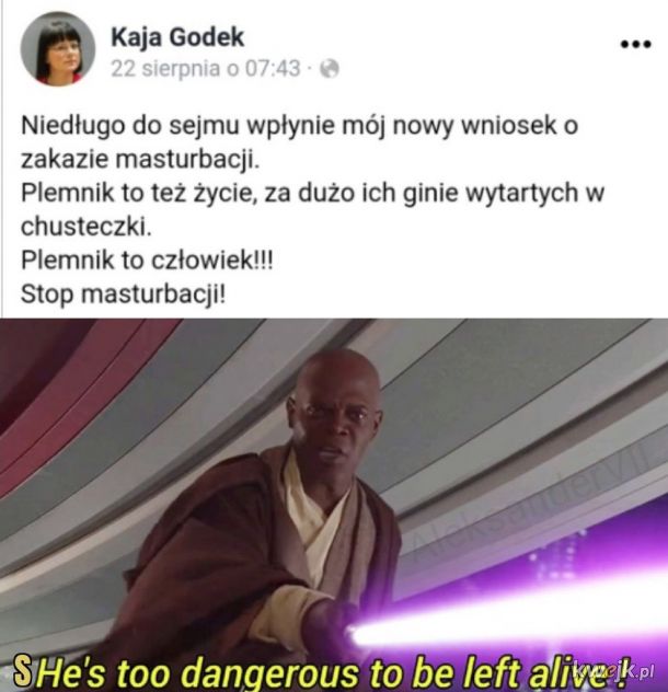 Kaja Godek i nowy zakaz