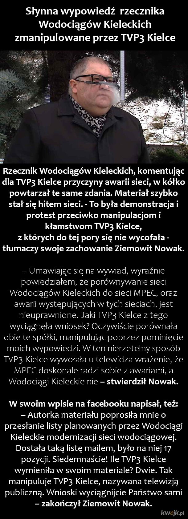 Manipulacja TVP3 Kielce