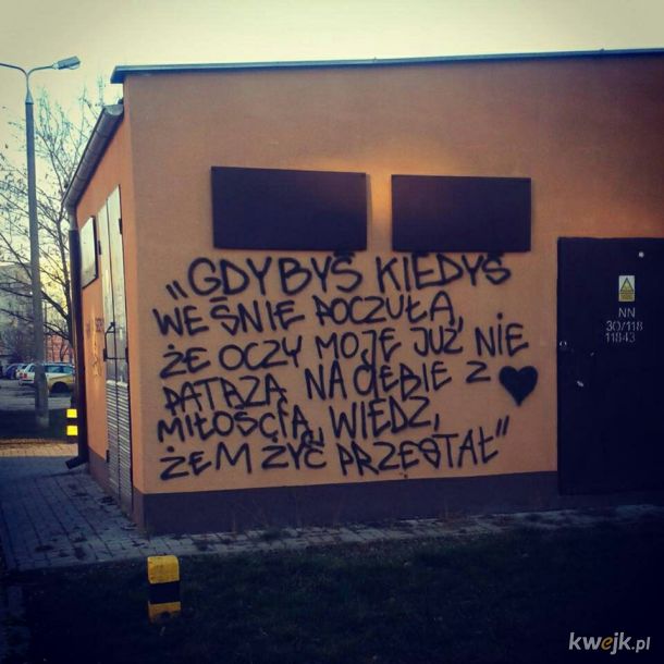 Romantyzm w XXI wieku - graffiti na bydgoskim blokowisku