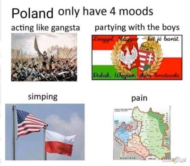 Polska ma tylko cztery nastroje