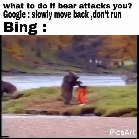 Co zrobić kiedy niedźwiedź cię atakuje.