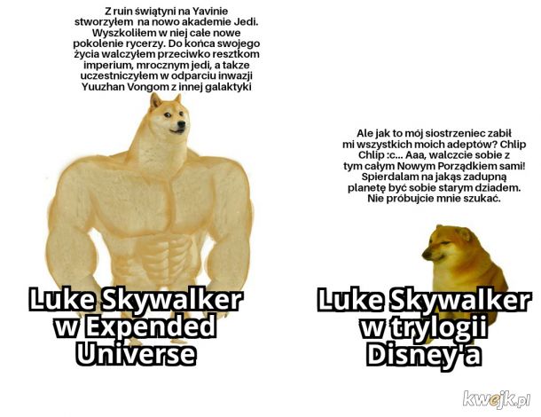 Chad Luke Skywalker vs virgin Luke