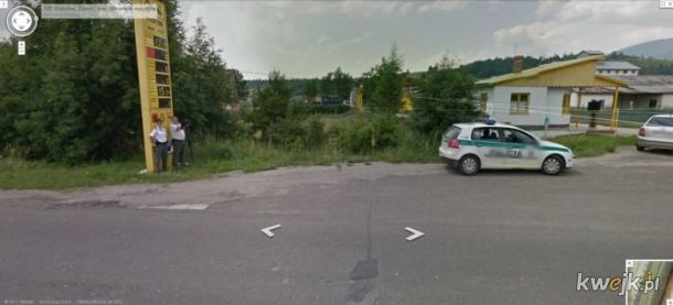 Niezwyczajne zdjęcia z Google Street