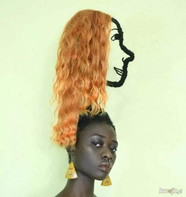 Afrykańska artystka tworzy niesamowite rzeźby z własnych włosów