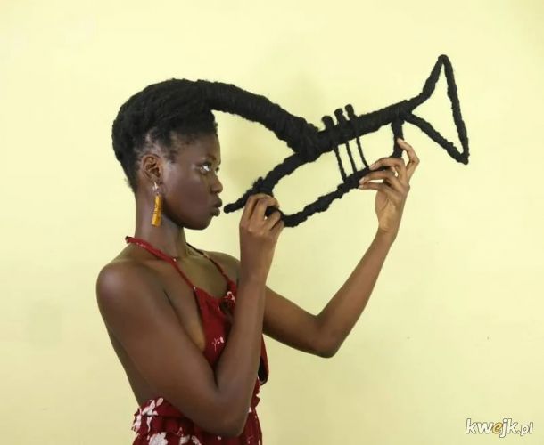 Afrykańska artystka tworzy niesamowite rzeźby z własnych włosów, obrazek 22