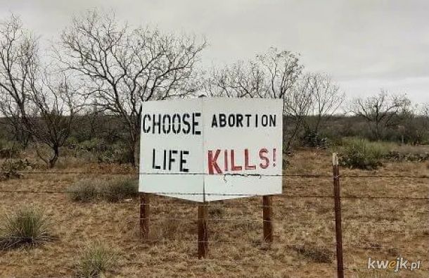Wybierz aborcję.