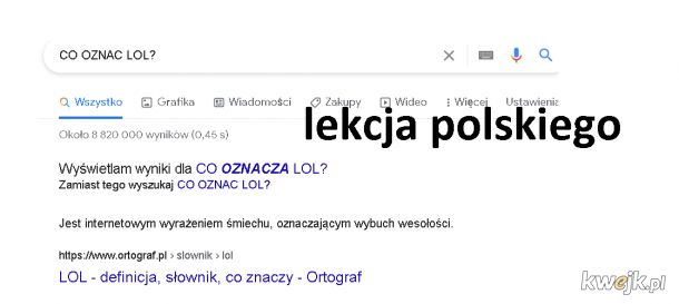 Lekcja polskiego