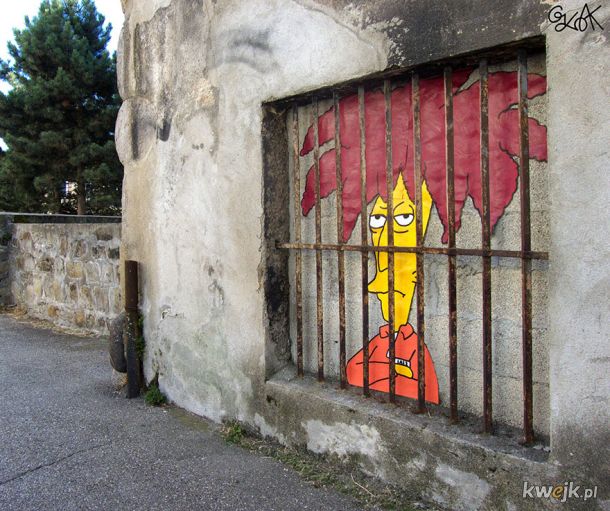 Francuski artysta tworzy humorystyczne dzieła na ulicach Paryża