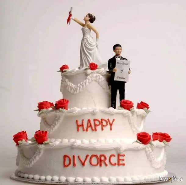Torty rozwodowe, czyli słodki koniec kwaśnego związku