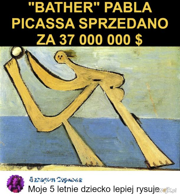 "Bather" Pablo Picasso