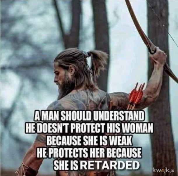 Mężczyzna broni kobiety, bo...