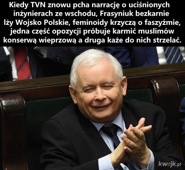 Największym sprzymierzeńcem Kaczyńskiego jest opozycja złożona z błaznów