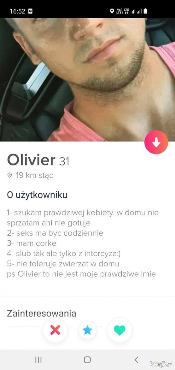 Olivier, to nawet nie jest on