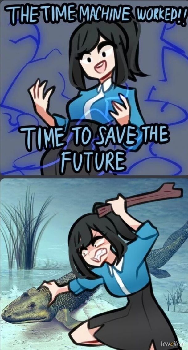 Wehikuł czasu działa! Czas ocalić przyszłość!